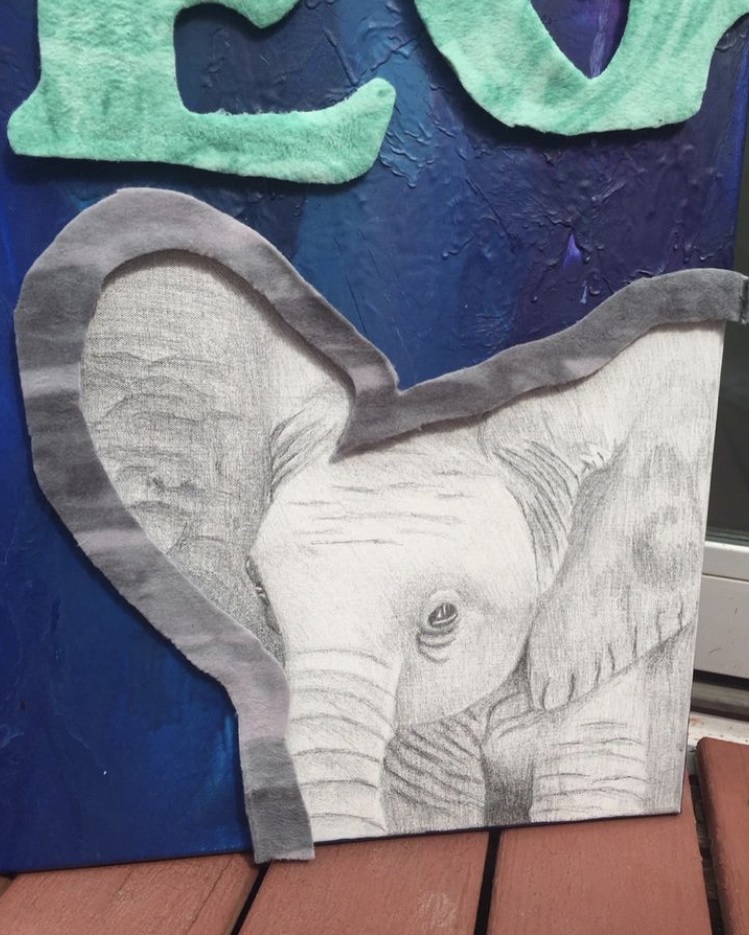 Close up of elephant